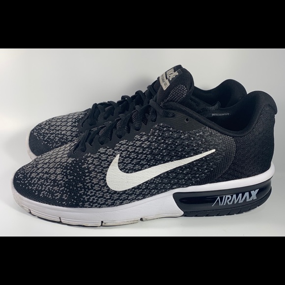 nike air max sequent 2 men's black